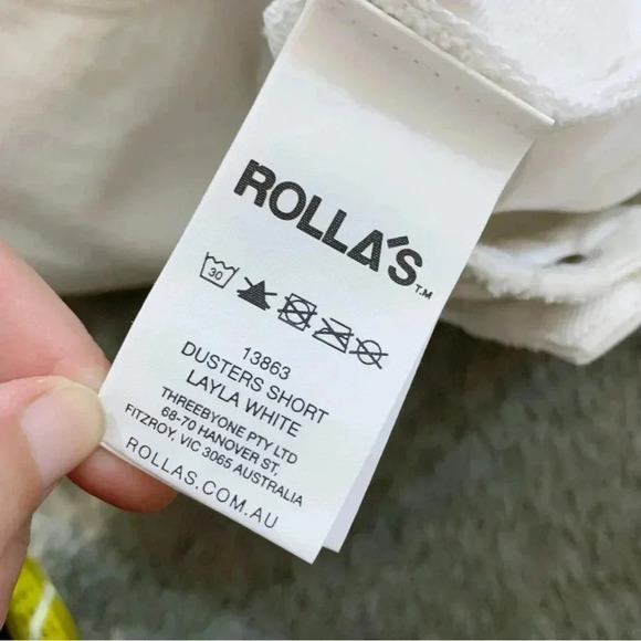 NWT Rolla’s Duster Shorts Layla White - Picture 6 of 14